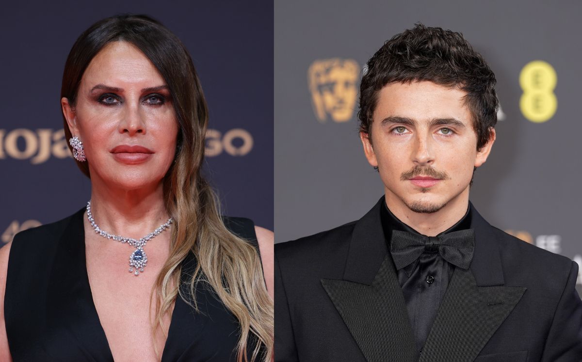 La actriz Karla Sofía Gascón reaccionó con ironía a la polémica que rodea a Timothée Chalamet antes de los Oscar (Getty Images)