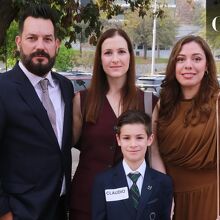 Claudio Zambrano, Gabriela Assad, Lucía Hernández y Claudio Zambrano. Fotos Roberto Alvarado