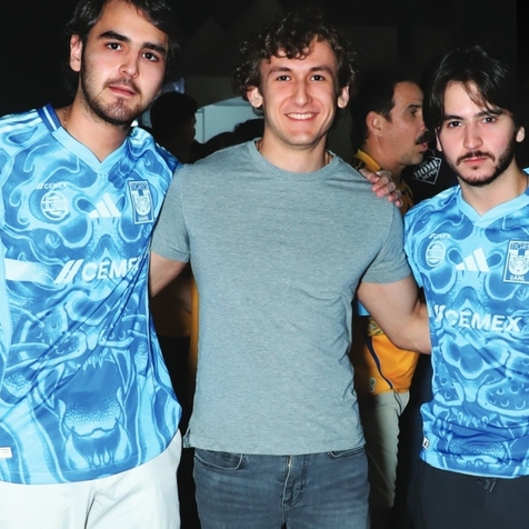 Daniel Sada Milmo, Adolfo Rios y Santiago Sada / Fotos: Roberto Alvarado