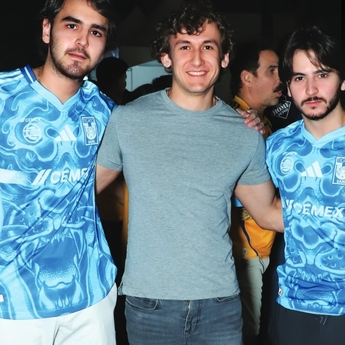 Daniel Sada Milmo, Adolfo Rios y Santiago Sada / Fotos: Roberto Alvarado