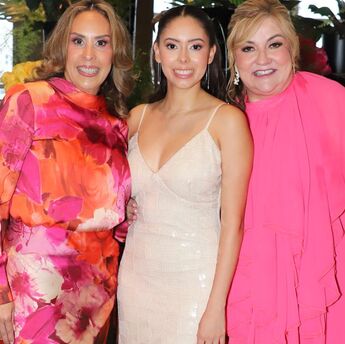 Rosa Alicia Pérez, Isabella Herrera y Sofía García. Fotos: Roberto Alvarado