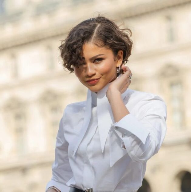 Zendaya apareció con un anillo en París y las sospechas sobre su boda con Tom Holland volvieron a estar presentes (Getty Images)