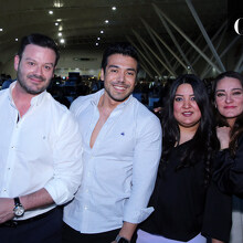 Alex, Alberto, Cristina y Marlen