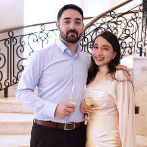 Eduardo Aguirre y Melissa Durón