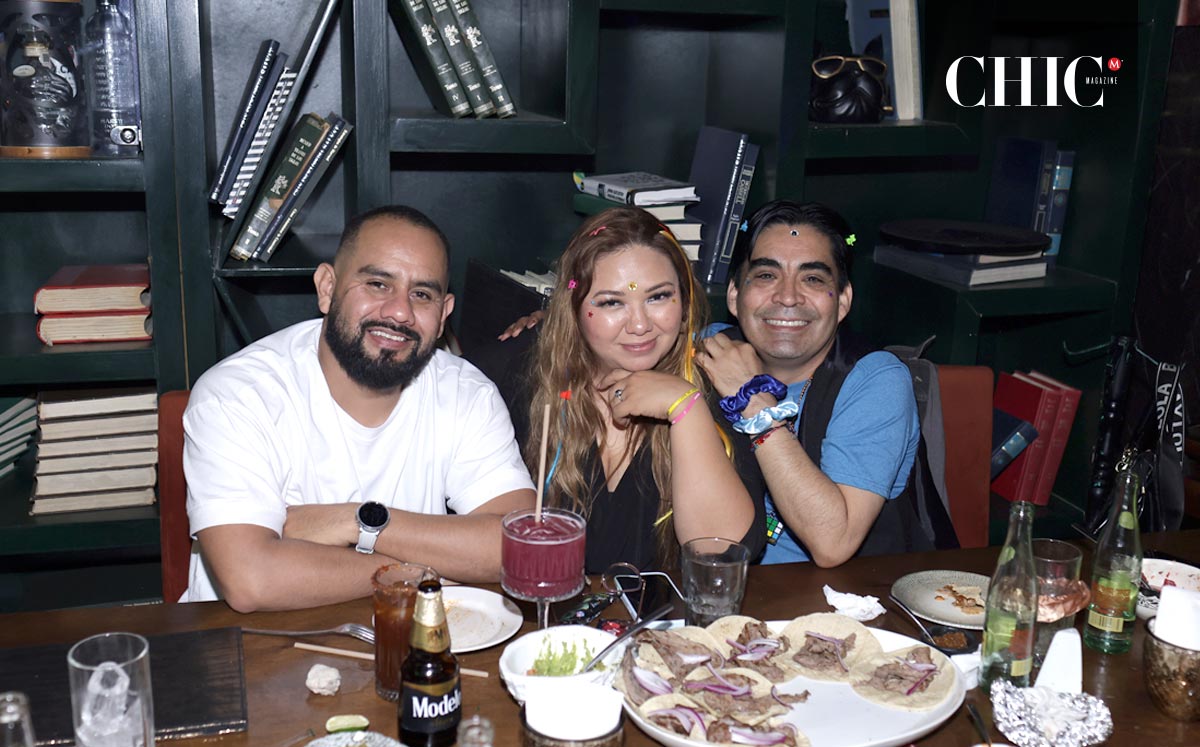 Erik Martínez, Linda Meraz y Óscar López
