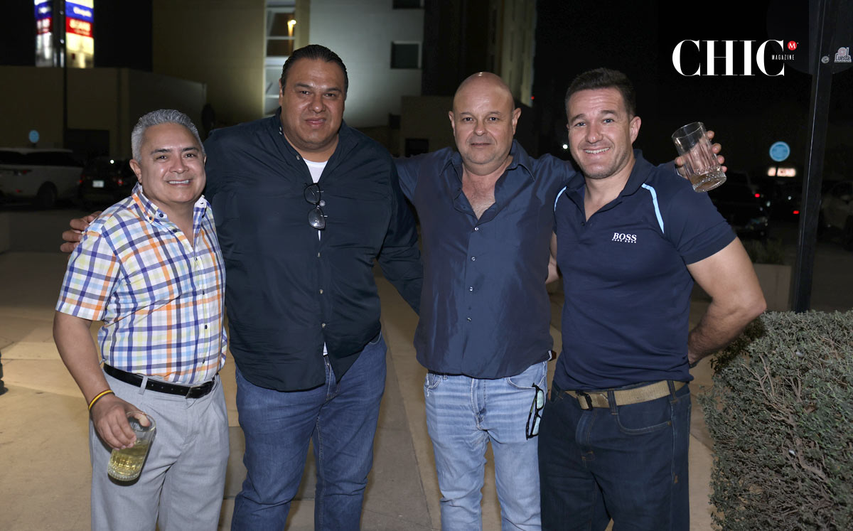 Gabriel Reyes, Jesús González, Jorge Ribera y Alain