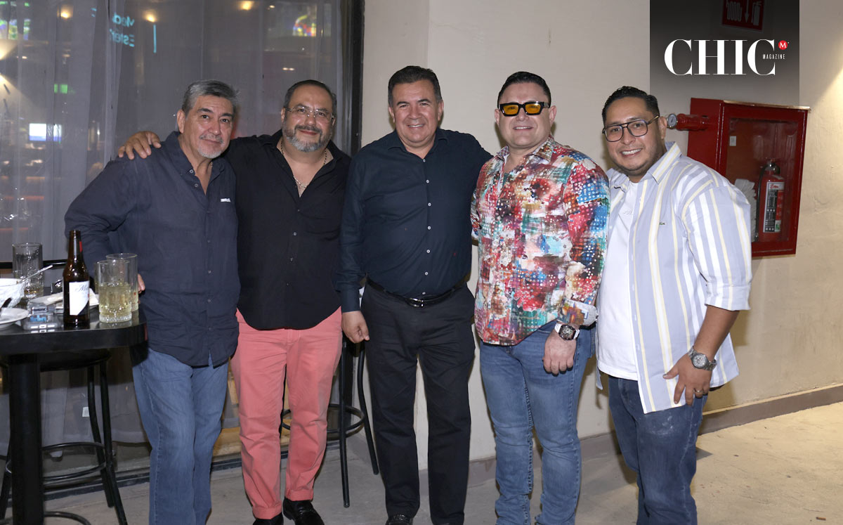 René, Sergio, David, David y Carlos