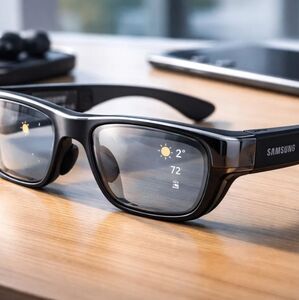 Samsung busca competir con Meta y presenta sus gafas inteligentes (Foto: IA)