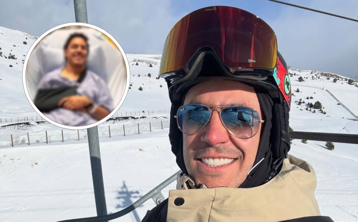 Eduardo Capetillo Jr. sufrió un accidente durante sus vacaciones en la nieve (Instagram)