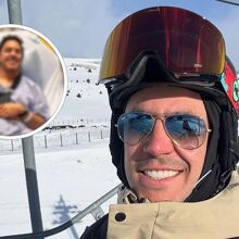 Eduardo Capetillo Jr. sufrió un accidente durante sus vacaciones en la nieve (Instagram)