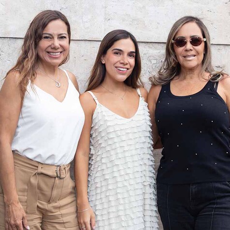 Alicia Guzmán, Renata Juárez y Ceci Guzmán (Fotos: Yanahui F. Sevilla)