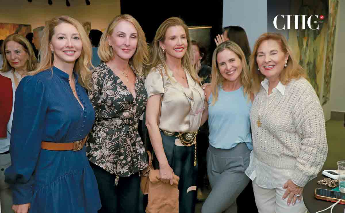 Adriana Santos, Alejandra Garza, Malele Rodríguez, Fabiana Margáin y Liliana Melo De Sada / Fotos: Daniel Saldívar