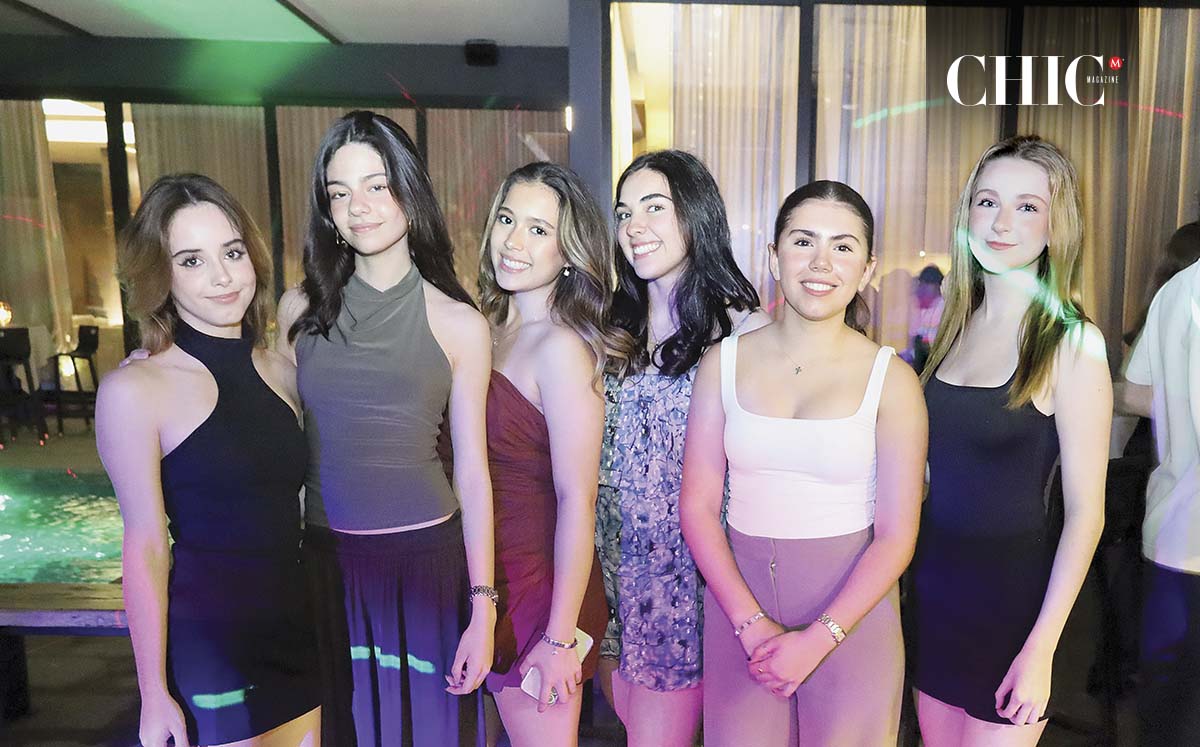 Eugenia Ravize, Frida Casillas, Maki King, Melissa Paredes, Ana Pau Fernández y María Fernández