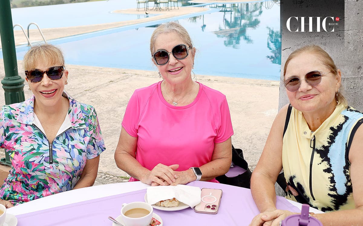Sandra Tamez, Alejandra Chaix y Enriqueta López