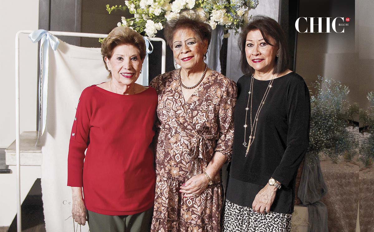 Raquel Hinojosa, Martha Gómez y Rocío Gómez