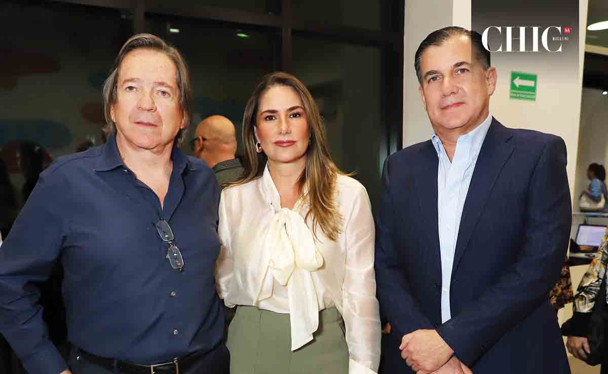 Sergio Gutiérrez, Alejandra Hinojosa de Gutiérrez y Eugenio Azcárraga / Fotos: Roberto Alvarado