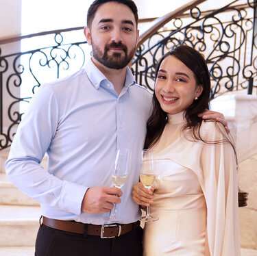 Eduardo Aguirre y Melissa Durón