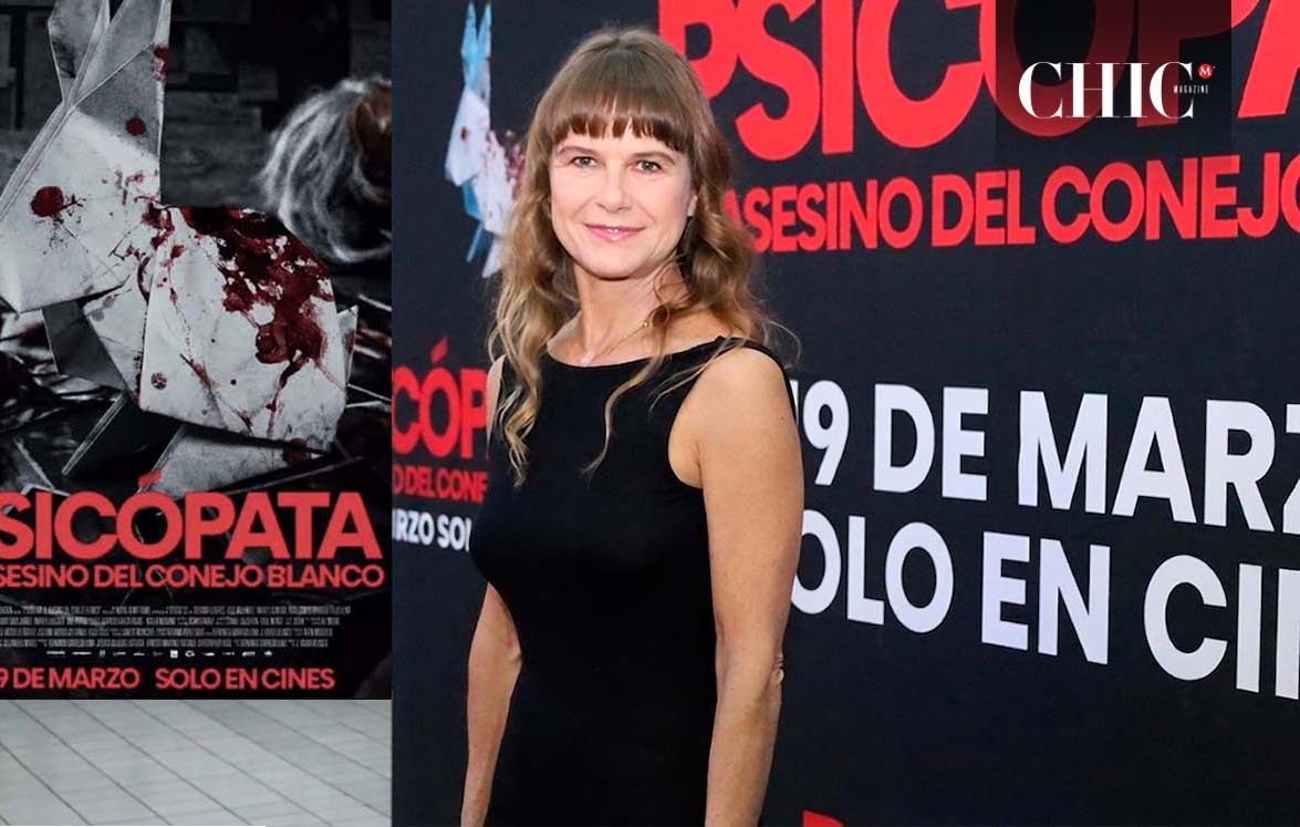 Nailea Norvind tiene una participación especial en la cinta Psicópata: El Asesino del Conejo Blanco. (INGRID GUERRERO)