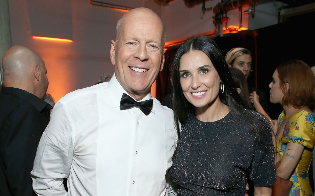 Demi Moore compartió nuevas fotos de Bruce Willis por su cumpleaños 71 (Getty Images)