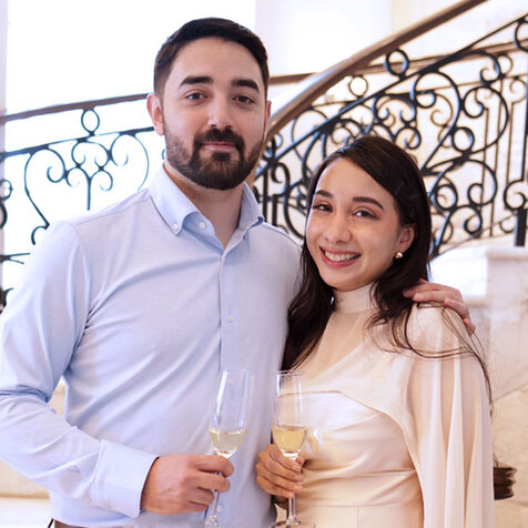 Eduardo Aguirre y Melissa Durón