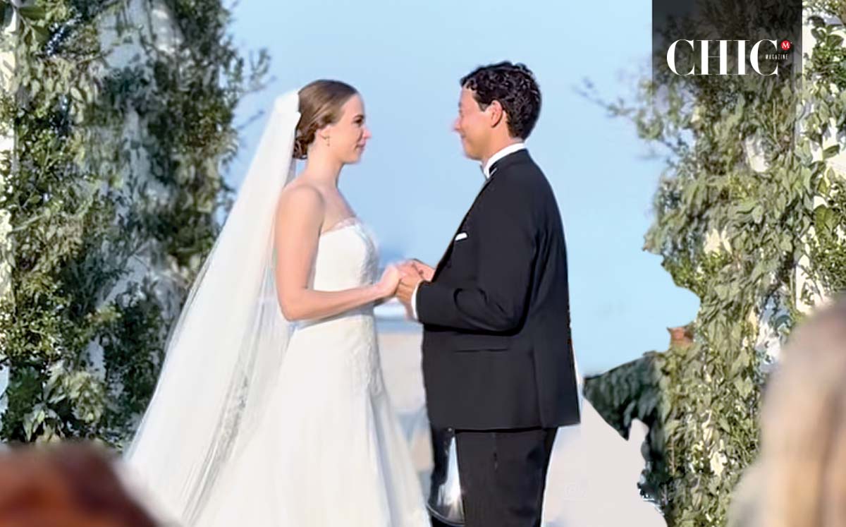 Marissa & Eliseo durante su enlace civil