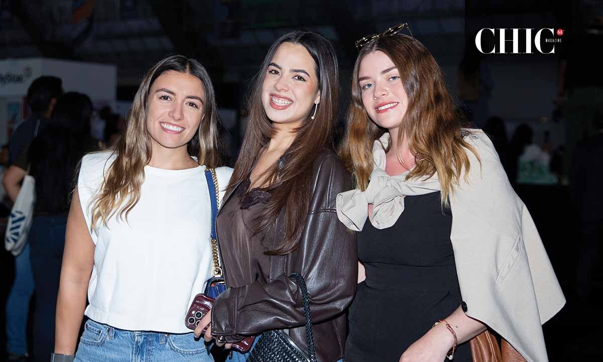 Sofía Amador, Natalia López y Estefanía Rosas