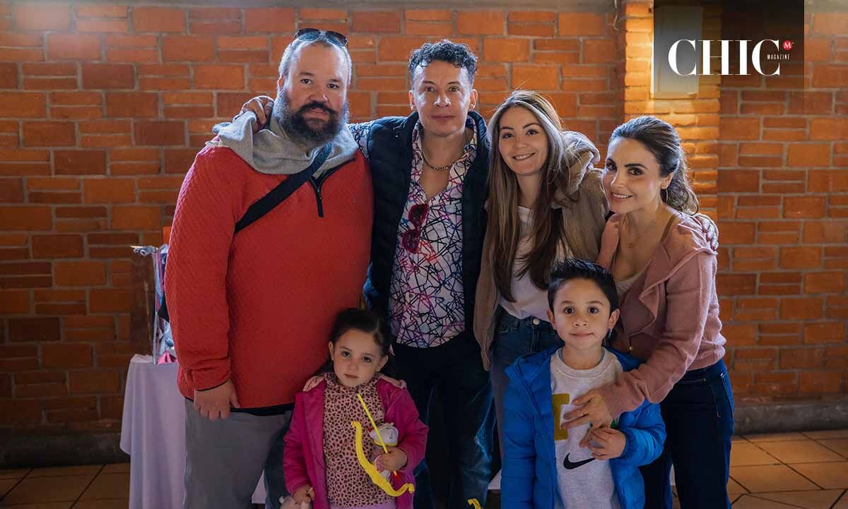 Emilio Pellico, María Pellico, Beto Cuadra, Rocely Domínguez, Emilio Pellico y Ely Arroyo