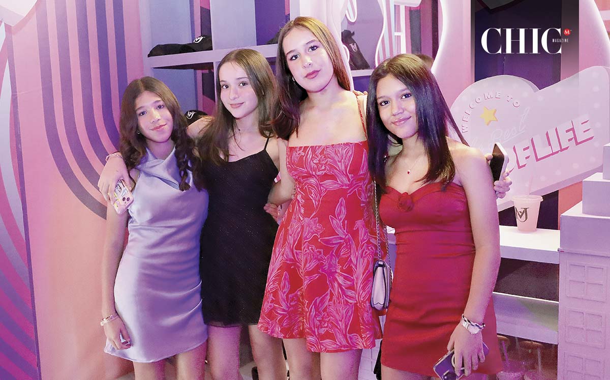 Andrea Galindo, Gretel Maya, Ana Cecilia Martínez y Pamela Flores