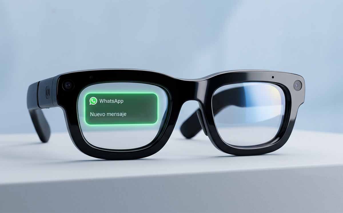Estas gafas incluyen una pantalla invisible para terceros, pero visible para el usuario, lo que permite interactuar con contenido digital sin desconec
