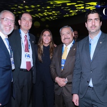 Marco Del Prete, Kozo Honsei, Betsabe Rocha, Santos Guzmán y Juan Pablo Murra