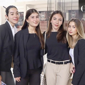 Camila Robles, Sofía Guaraney, María Sofía Rosas y Regina Ríos