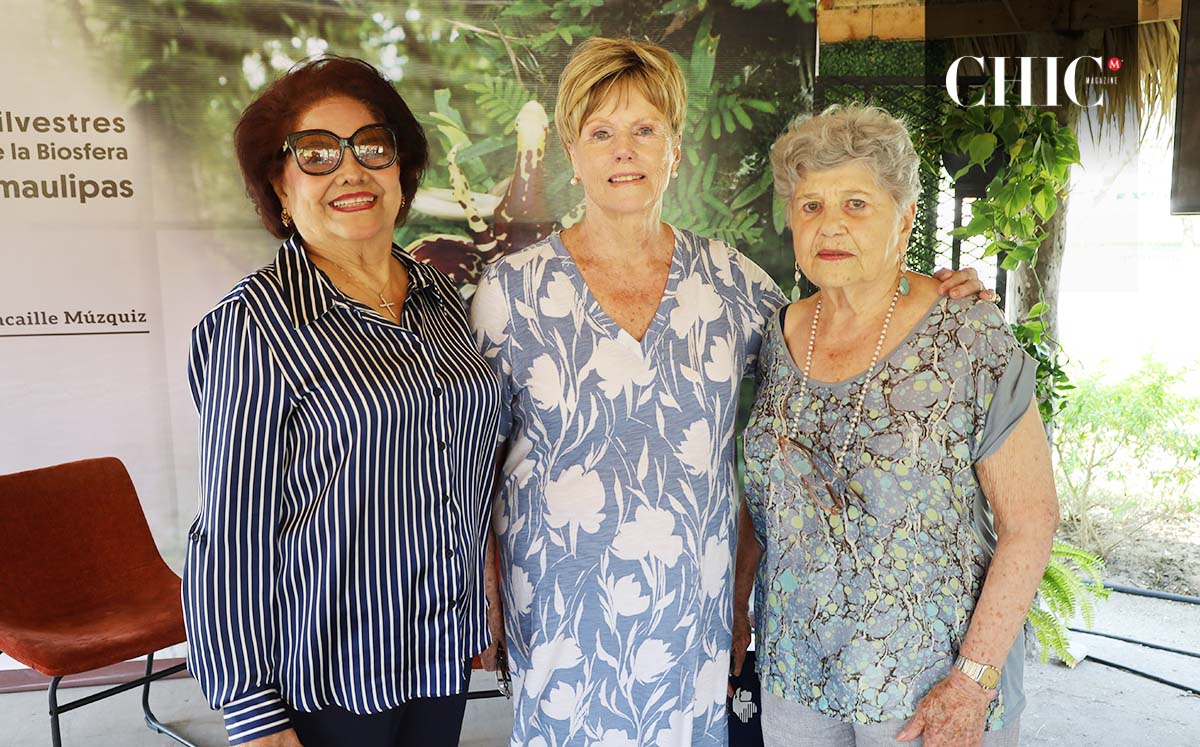 Elsa Vázquez, Anne Funck y Rosita de García