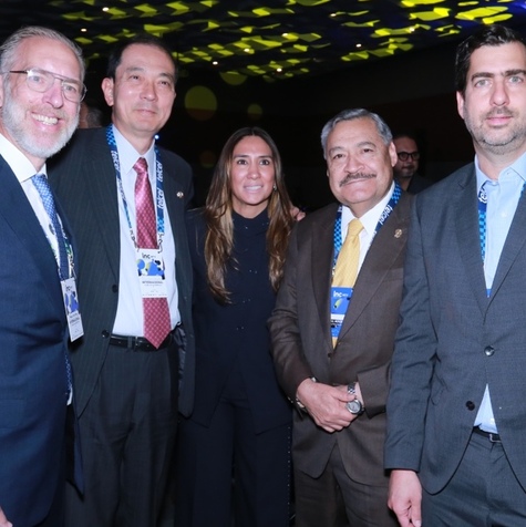 Marco Del Prete, Kozo Honsei, Betsabe Rocha, Santos Guzmán y Juan Pablo Murra