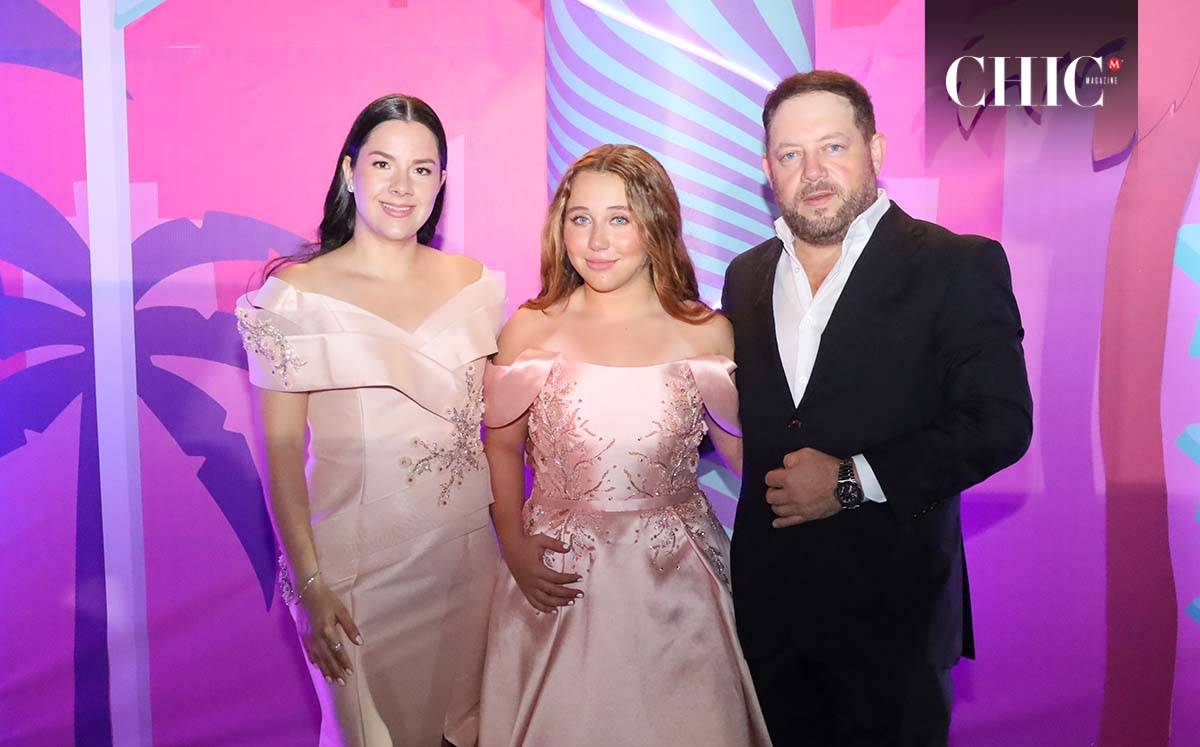 Priscila Cobos, María José Benítez y José Manuel Benítez