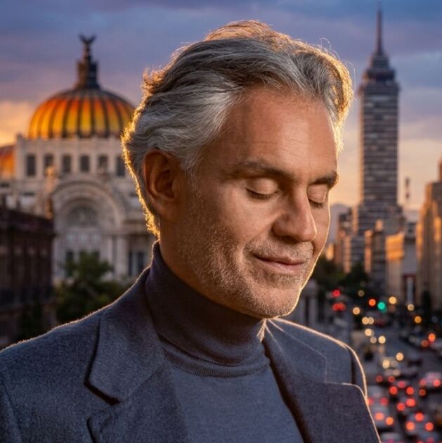 El tenor italiano Andrea Bocelli dará un concierto gratuito en el Zócalo de CDMX (IA)