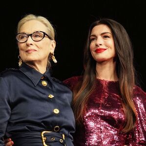 Anne Hathaway y Meryl Streep en CDMX por "El diablo viste a la moda 2" (Foto: Getty)