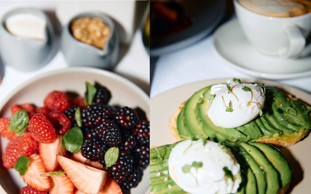 Buffet de desayuno en Rulfo CDMX