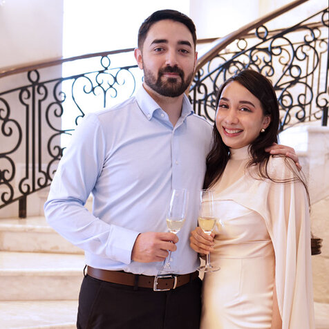 Eduardo Aguirre y Melissa Durón