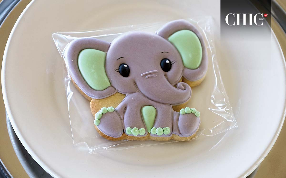 Las invitadas disfrutaron de galletas decoradas