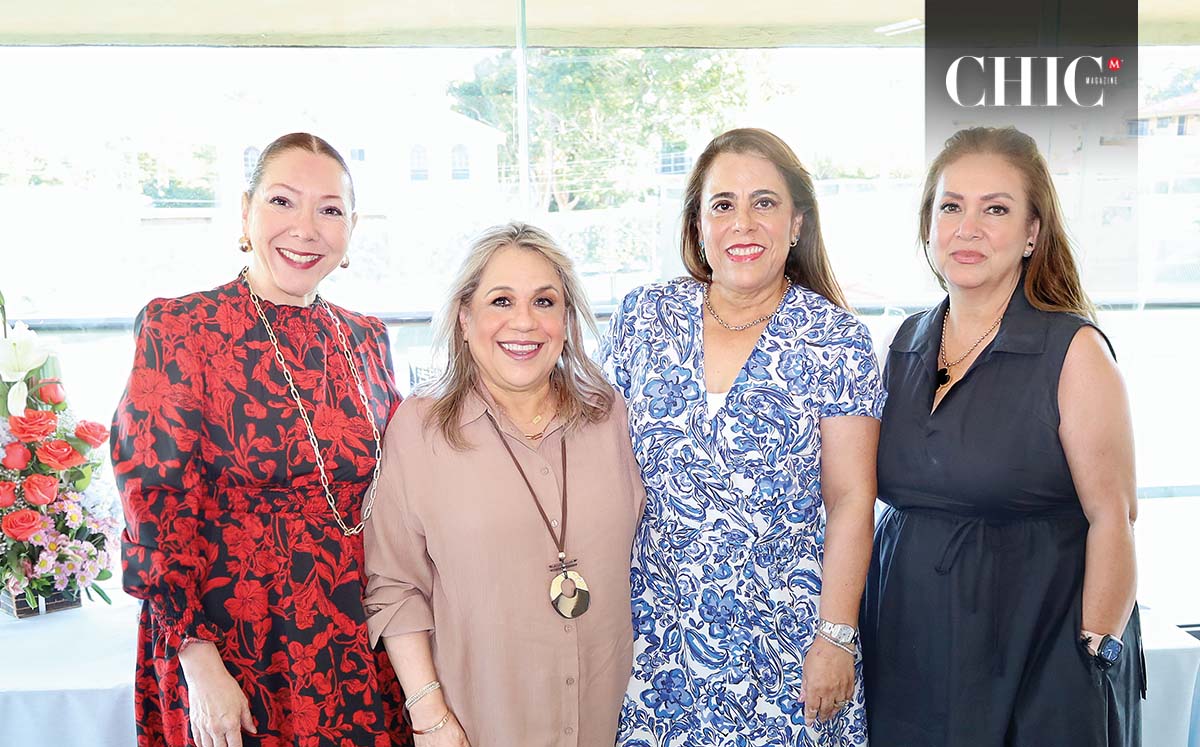 Liz de Ángel, Martha Amador, Dora Aguirre y Rosy Padilla