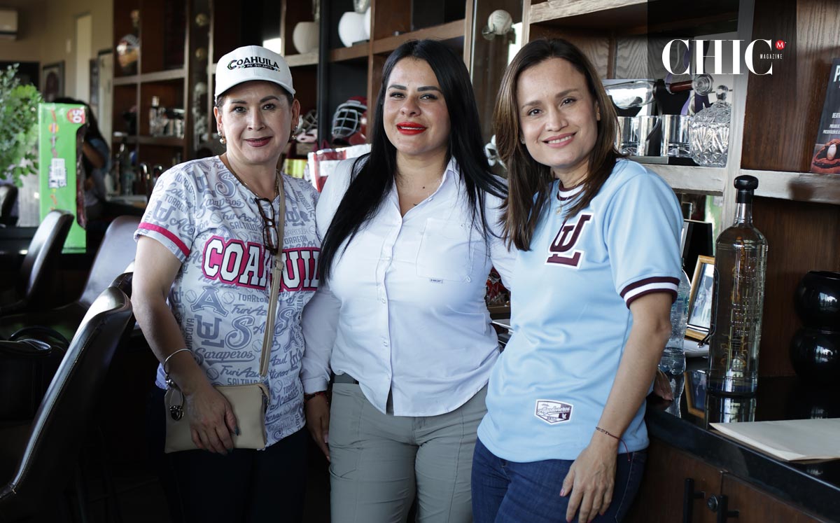Rossana de la Garza, Araceli Gómez y Marlene Martínez