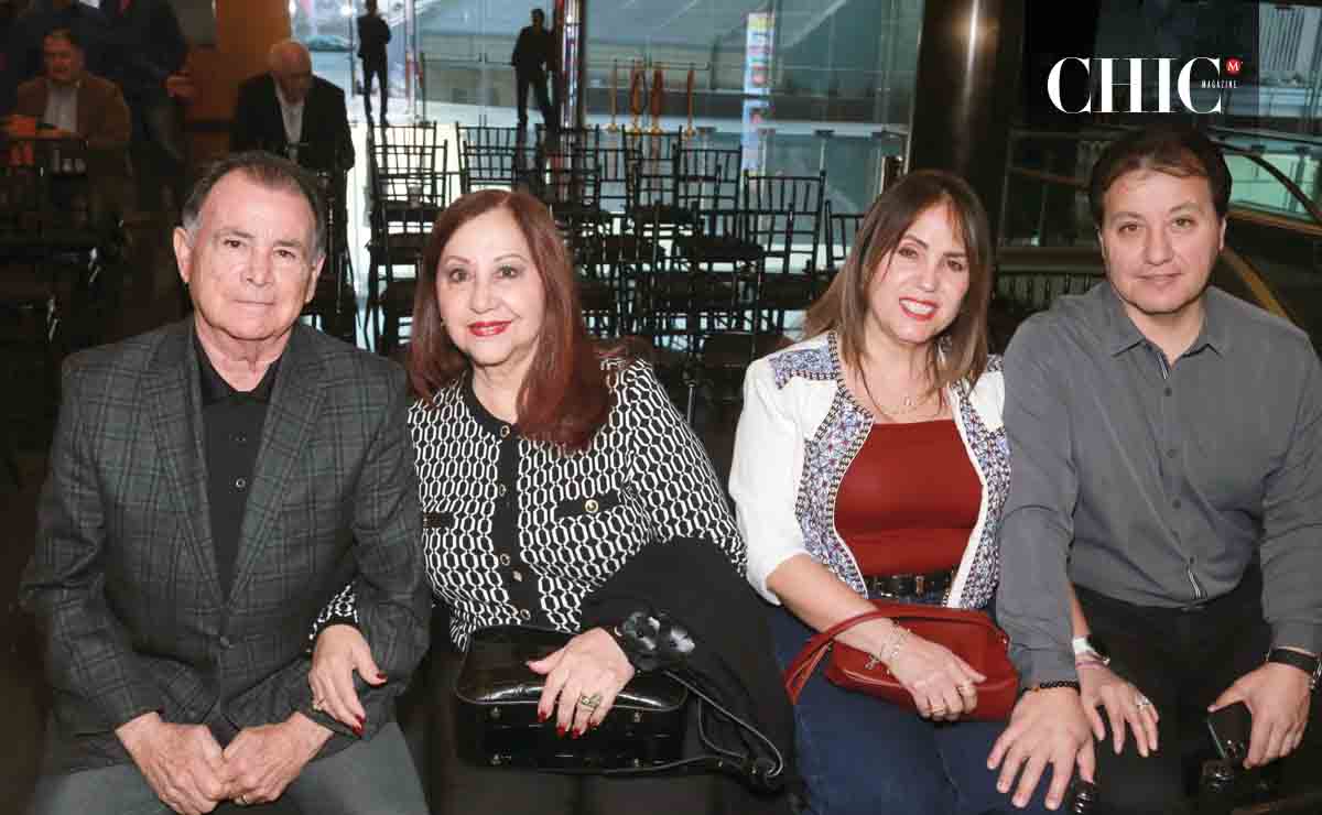 Eloy Cavazos, Mary Galindo de Cavazos, Magda de Cavazos y Eloy Cavazos / Fotos: Omar Valdez