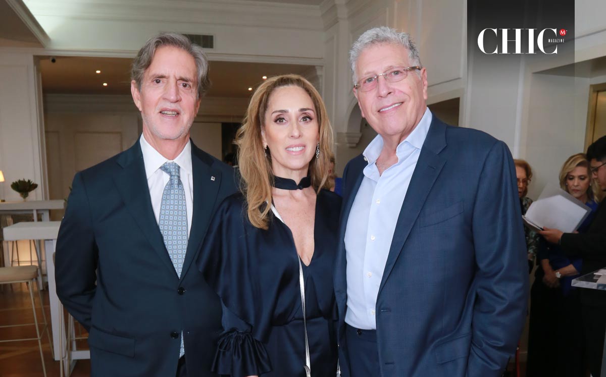 Ernesto Vela, Verónica Flam y Michael Flam