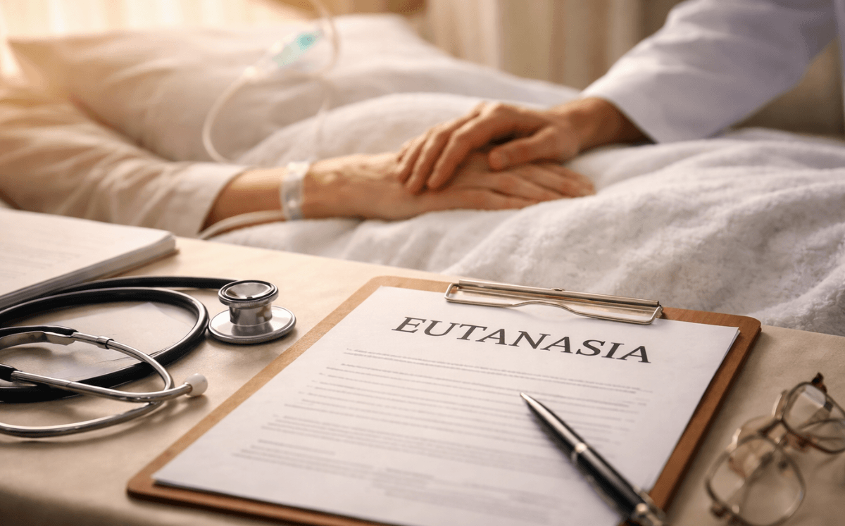 La legalidad de la Eutanasia en México (imagen IA)