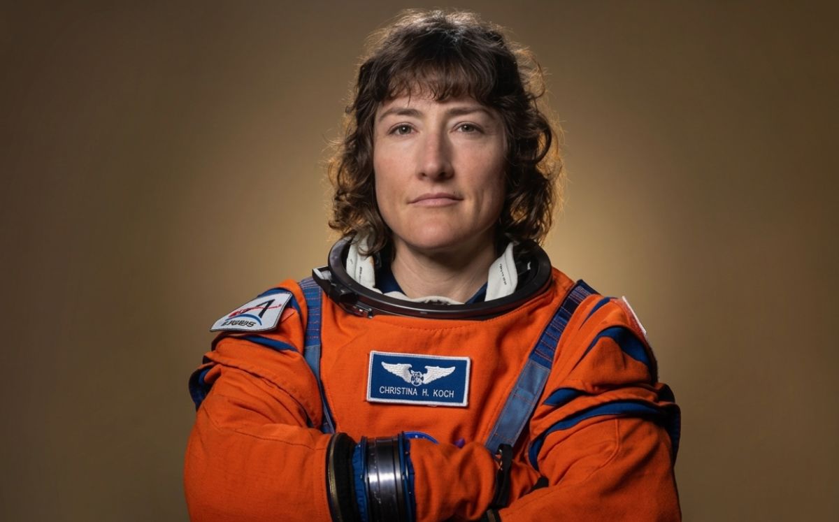 El viaje de Christina Koch a la Luna genera dudas sobre quién es (NASA)