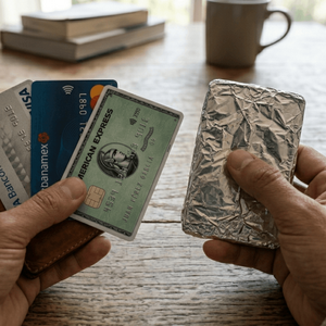 ¿El Alumnio protege tu tarjeta de crédito? (Imagen IA)