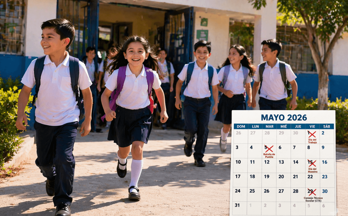 Puentes de mayo estipulados por la SEP (Imagen IA)