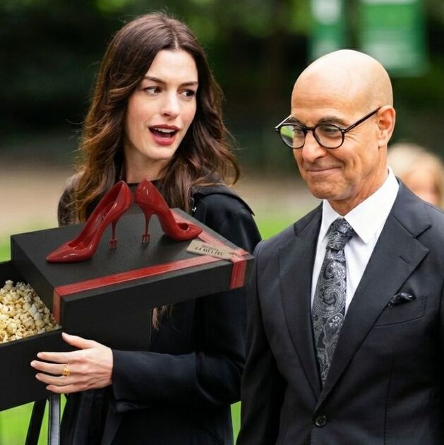 Cinépolis lanza una palomera estilo caja de zapatos inspirada en “El Diablo viste a la moda 2” (IA)