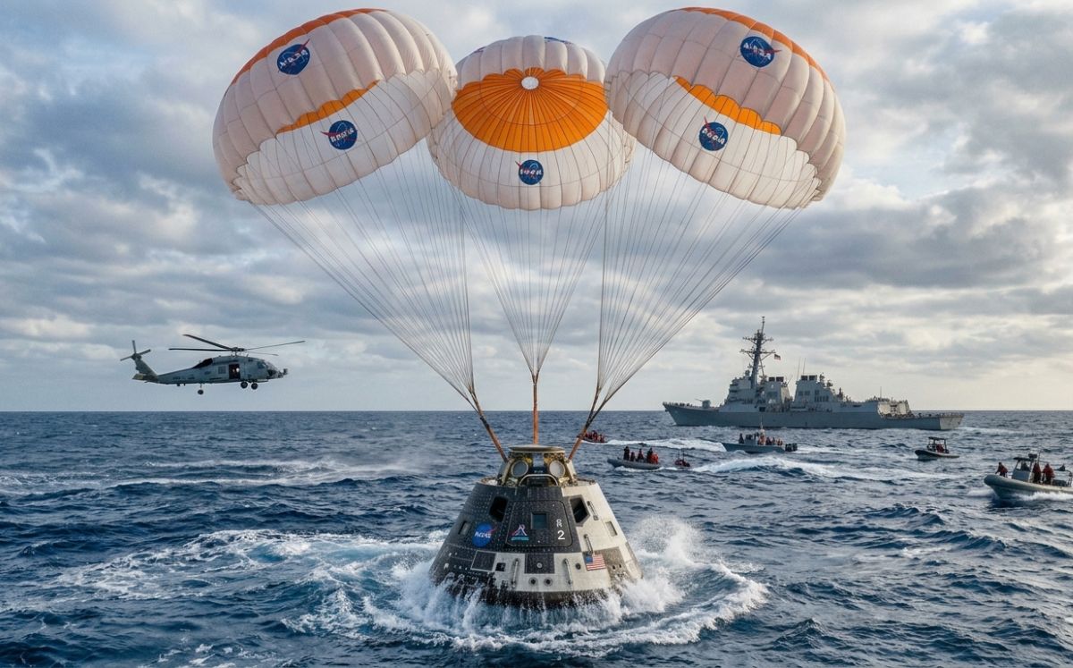 Conoce a qué hora aterriza Artemis II y cuándo ver en vivo el regreso de la misión de la NASA (IA)