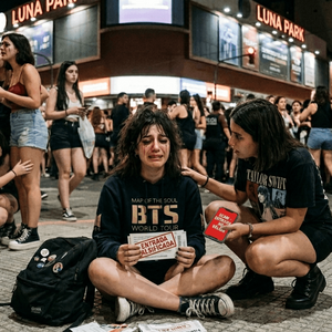 Estafas a fans de artista con boletos falsos (Imagen IA)